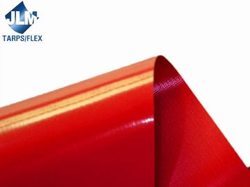 PVC Waterproof Tarpaulin Fabric , Anti - Flame Plastic Tarpaulin Sheet