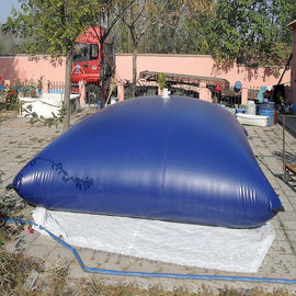 Water Storage Bladder Tanks Waterproof PVC Tarpaulin Anti - Static Treatment