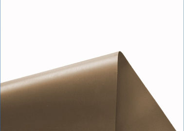 Coated 1000 *1000 20 * 20 Waterproof PVC Tarpaulin 500 Gsm Brown Color