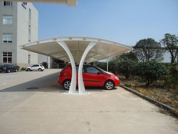0.75mm PVDF Coated Polyester Tarpaulin For Car Parking Shed