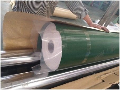 Anti UV Self Clean PVC Tarpaulin Fabric For Membrane Materials