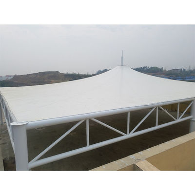 0.75mm PVDF Coated Polyester Tarpaulin For Car Parking Shed