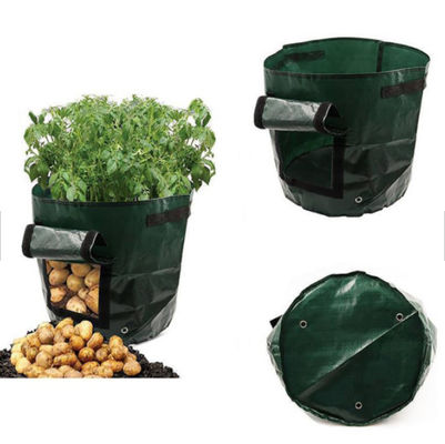 ISO9001 Waterproof PVC Tarpaulin Polyester Potato Grow Bags